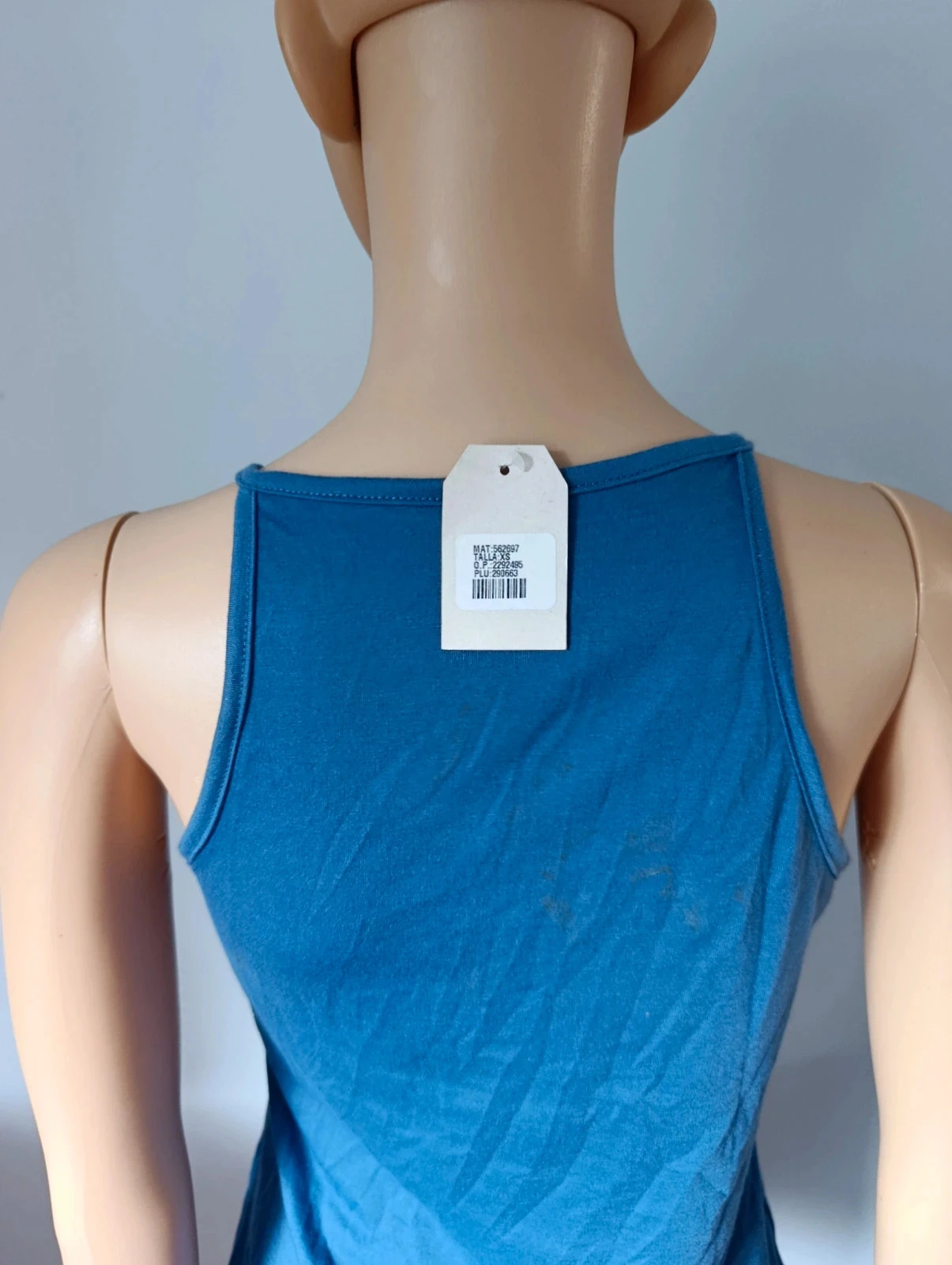 Vestido azul estampado Good Things Take Time – Talla xs – Tirantes finos – photo 7